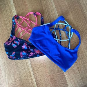 TWO Free to Be Lululemon Bras - Size 4